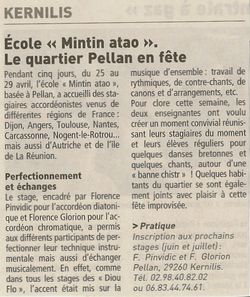 Le Tlgramme, avril 2011, 